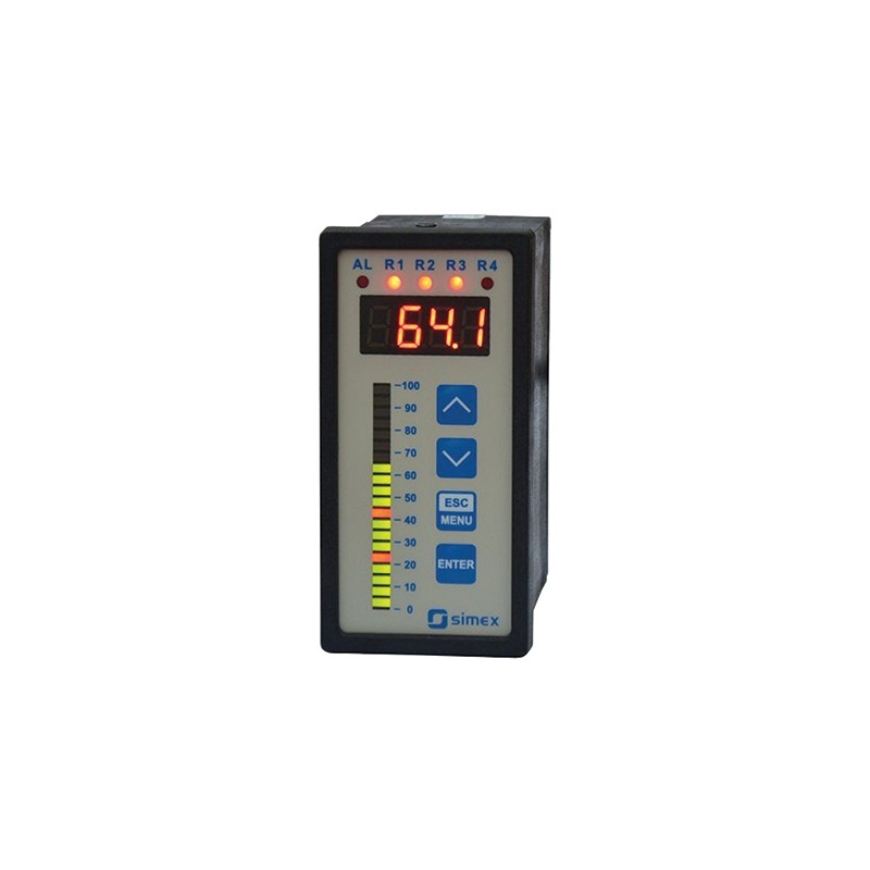 1 pcs - Simex LED Digital Panel Multi-Function Meter for Current, Voltage, 90.5mm x 43mm