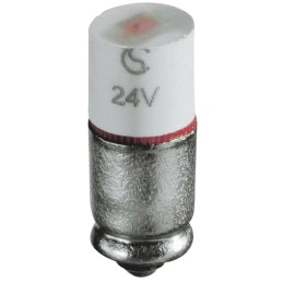 1 pcs - Signal Construct Yellow LED Indicator Lamp, 24 - 28V, Midget Groove Base, 5.6mm Diameter, 120mcd