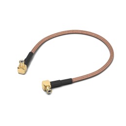 10 pcs - Wurth Elektronik WR-CXASY Series Male MCX to Male MCX Coaxial Cable, 152.4mm, RG178/U Coaxial, Terminated