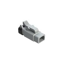 1 pcs : ATM06-2S-EC01 - Automotive Connectors 2 PIN PLUG W/ END CAP