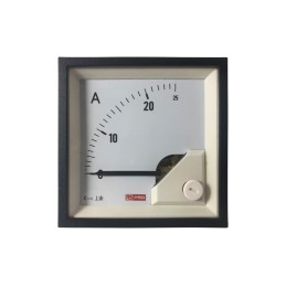 1 pcs - RS PRO Analogue Panel Ammeter 25 (Input)A AC, 68mm x 68mm, 1 % Moving Iron