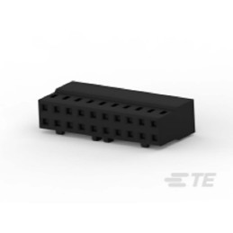 5 pcs - TE Connectivity, AMPMODU Female PCB Connector Housing, 2mm Pitch, 20 Way, 2 Row