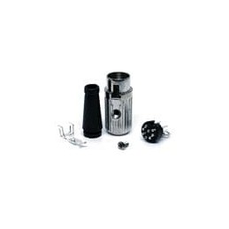 1 pcs : 590-0800 - Circular DIN Connectors PLUG NICKEL 8 PIN