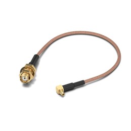 10 pcs - Wurth Elektronik WR-CXASY Series Female SMA to Male MCX Coaxial Cable, 152.4mm, RG316/U Coaxial, Terminated
