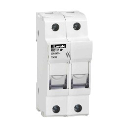 1 pcs - Lovato 32A Rail Mount Fuse Holder, 2P, 690V ac