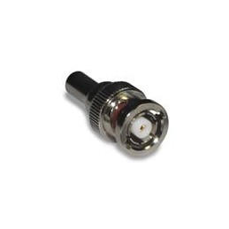 1 pcs : 112116RP - RF Connectors / Coaxial Connectors BNC STRAIGHT PLUG RG-58/LMR195 REV POL