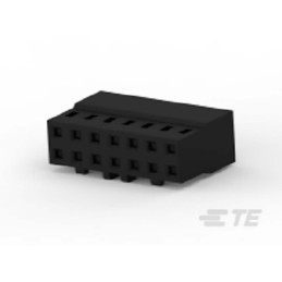 5 pcs - TE Connectivity, AMPMODU Female PCB Connector Housing, 2mm Pitch, 16 Way, 2 Row