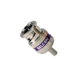 1 pcs : 1855ABHD3 - RF Connectors / Coaxial Connectors 22-24AWG BNCHD 3 PC CRIMP CONECTR PURPLE