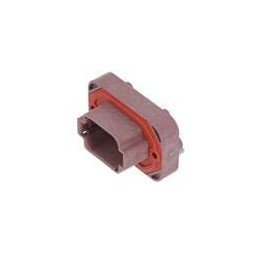 1 pcs : DT13-08PD - Automotive Connectors HDR, 8P, BRN, RA, NI/CU, D