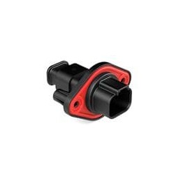 1 pcs : AT04-4P-PM16 - Automotive Connectors 4 Position Receptacle, Pin, Panel Mount, Self-Threading, Reduced Diameter Seal, Str