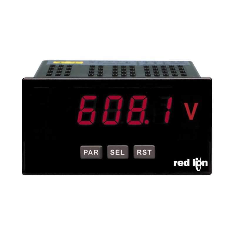 1 pcs - Red Lion PAXLA Series Digital Voltmeter DC, LED Display 5-Digits