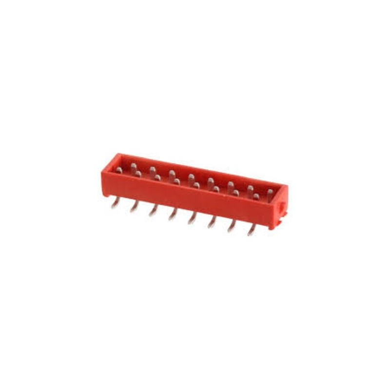 5 pcs - TE Connectivity Micro-MaTch Series Vertical PCB Header, 6 Contact(s), 1.27mm Pitch, 2 Row(s)