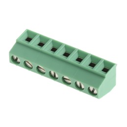 5 pcs - Phoenix Contact MKDS 1/7-3.81 Series PCB Terminal Block, 7-Contact, 3.81mm Pitch, Through Hole Mount, 1-Row, Screw