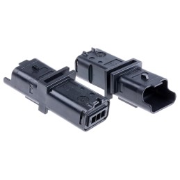 5 pcs - Delphi, 211PL Male Connector Housing, 3.33mm Pitch, 3 Way, 1 Row