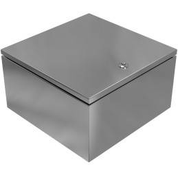 1 pcs - Rose Stainless Steel Enclosures Series Stainless Steel Wall Box, IP66, 380 mm x 380 mm x 217mm