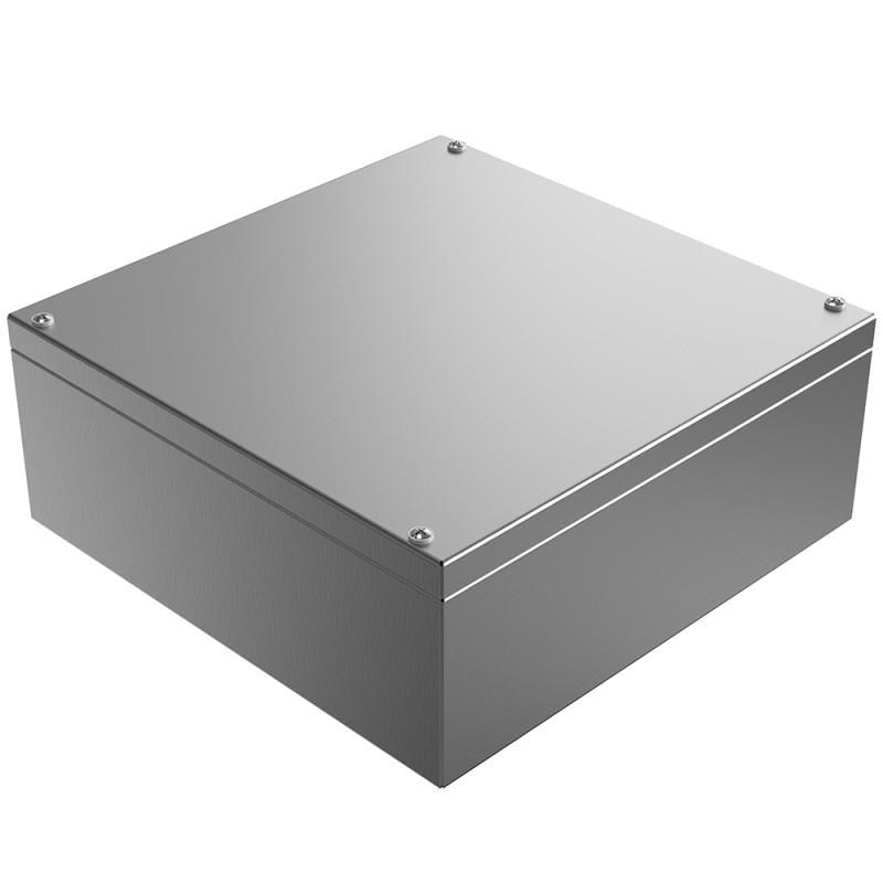 1 pcs - Rose Stainless Steel Enclosures Series Stainless Steel Wall Box, IP66, 300 mm x 300 mm x 121mm