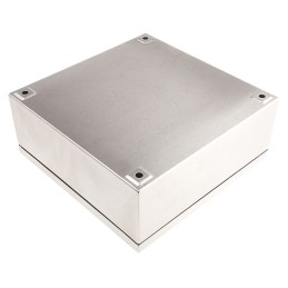 1 pcs - Rose Stainless Steel Enclosures Series Stainless Steel Wall Box, IP66, 300 mm x 300 mm x 121mm