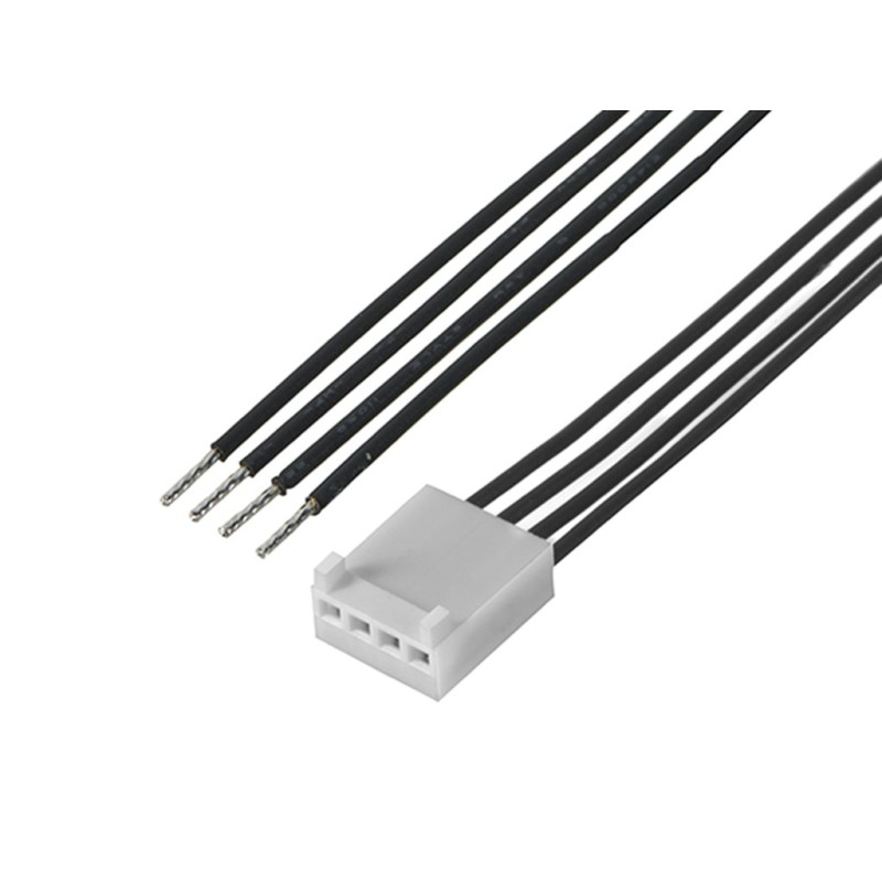 5 pcs - Molex 4 Way Female KK 254 Unterminated Wire to Board Cable, 600mm
