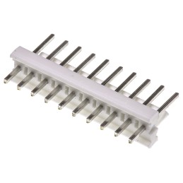 1000 pcs - TE Connectivity MTA-100 Series Straight Through Hole Pin Header, 10 Contact(s), 2.54mm Pitch, 1 Row(s), Unshrouded