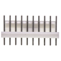1000 pcs - TE Connectivity MTA-100 Series Straight Through Hole Pin Header, 10 Contact(s), 2.54mm Pitch, 1 Row(s), Unshrouded