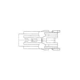 1 pcs : 7123621440 - Automotive Connectors CONN 1P 250 X LT GRY
