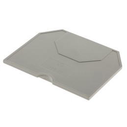 5 pcs - RS PRO End Cover for Use with DIN Rail Terminal Blocks