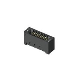1 pcs : HSEC1-010-01-L-DV-WT-TR - Standard Card Edge Connectors 1.00 mm Edge Rate High-Speed Edge Card Connector, Vertical
