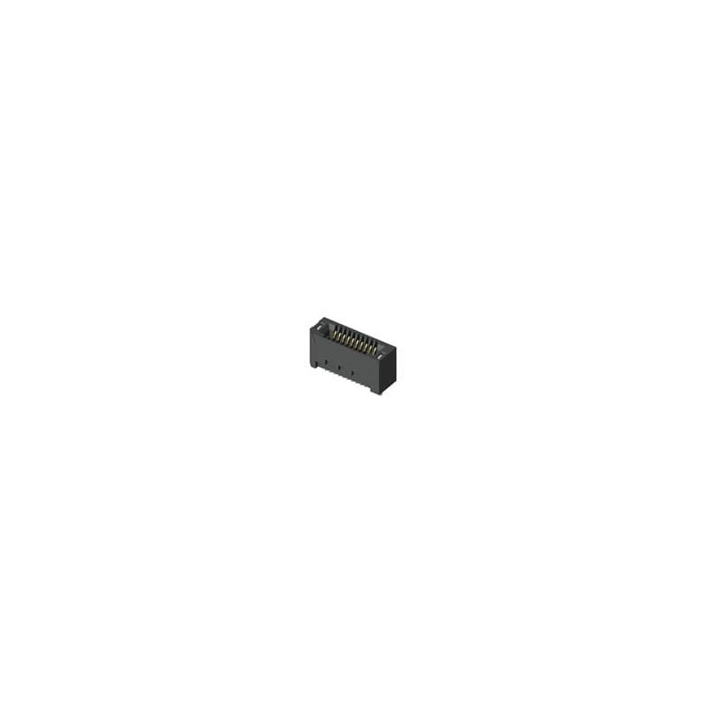 1 pcs : HSEC1-010-01-L-DV-WT-TR - Standard Card Edge Connectors 1.00 mm Edge Rate High-Speed Edge Card Connector, Vertical