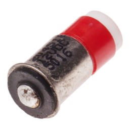 1 pcs - RS PRO Red LED Indicator Lamp, 12V dc, Midget Flange Base, 6mm Diameter, 40mcd