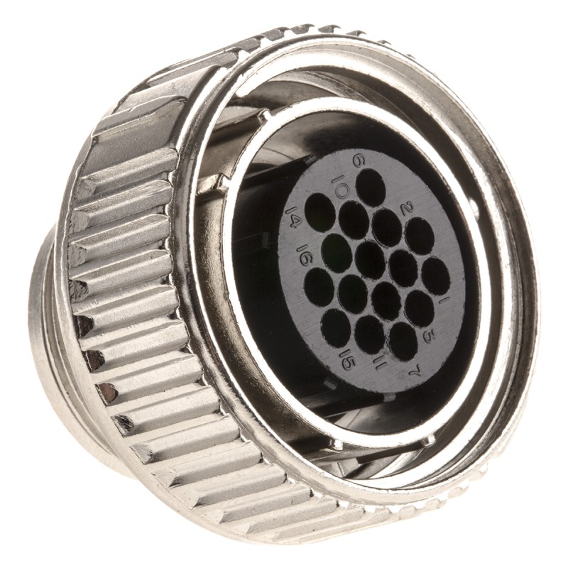 10 pcs - TE Connectivity Circular Connector, 16 Contacts, Cable Mount, Plug, Female, CMC Series 1 Series