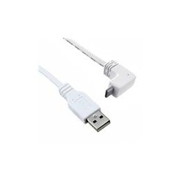 1 pcs : 3021086-10 - USB Cables / IEEE 1394 Cables USB 2.0 M TO M ANGLD 10FT CORD WHITE
