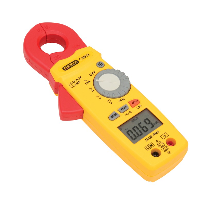 1 pcs - Martindale CM69 Clamp Meter, Max Current 60A ac CAT II 1000V With UKAS Calibration