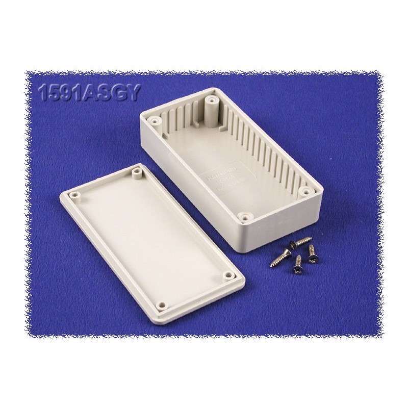 1 pcs - Hammond 1591 Series ABS Enclosure, IP54, 100 x 50 x 25mm