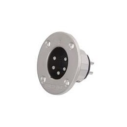 1 pcs : EP-5-14 - Loudspeaker Connectors METAL PANEL MOUNT 5SKT