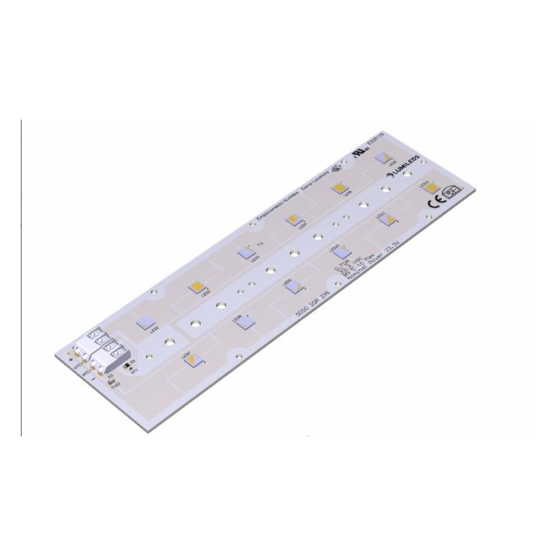 1 pcs - Lumileds 33.3V dc White LED Strip, 121.4mm Length