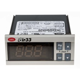 1 pcs - Carel IR33 Panel Mount PID Temperature Controller, 76.2 x 34.2mm, 4 Output Relay, 115 - 230 V ac Supply Voltage