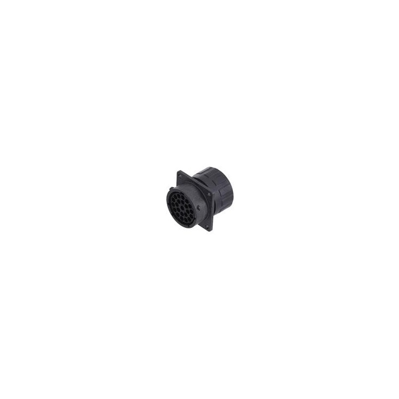 1 pcs : RTS018N23SHEC03 - Standard Circular Connector Sq Flg Rcpt w endcap 23 POS SZ 18 Socket