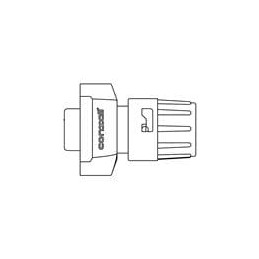 1 pcs : W7382-4SG-P-300 - Standard Circular Connector PosLck PnlMnt4F Sckt 16 ContSdr 300