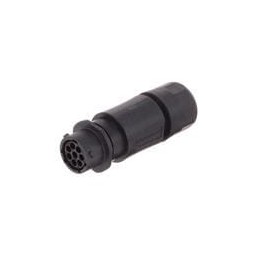 1 pcs : RTS1BS12N8S03 - Standard Circular Connector Inline Receptacle 8 POS SZ 12 Socket