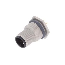 1 pcs : HMC-05PMMP-SF8001 - Standard Circular Connector PANEL SCREW 2PIN M CONN M PIN