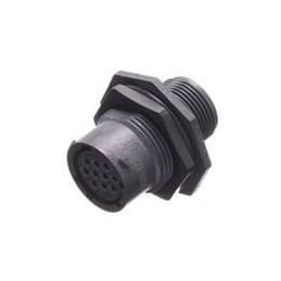 1 pcs : RTS712N10S03 - Standard Circular Connector RECEPTACLE JAM NUT SIZE 12 10POS SOCKET
