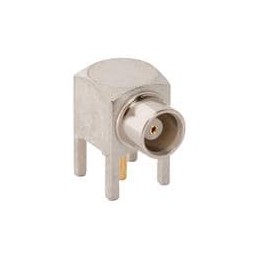 1 pcs : 919-383J-51A - RF Connectors / Coaxial Connectors MCX 5O OHM JACK R/A T/H MNT