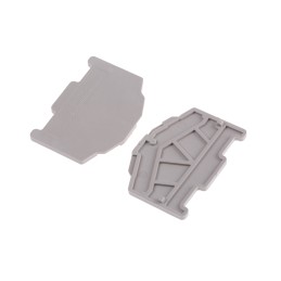 5 pcs - Weidmuller Z Series End Cover for Use with DIN Rail Terminal Blocks