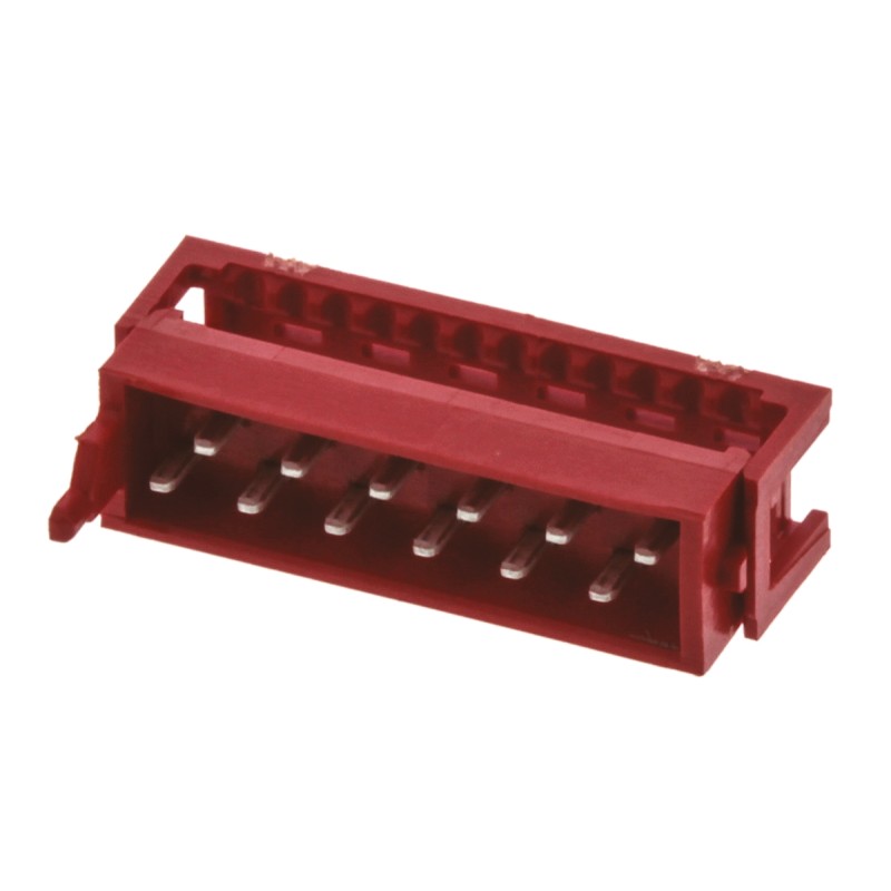 5 pcs - TE Connectivity 12-Way IDC Connector Plug for Cable Mount, 2-Row