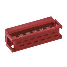 5 pcs - TE Connectivity 12-Way IDC Connector Plug for Cable Mount, 2-Row