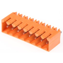 5 pcs - Weidmuller 3.5mm Pitch 8 Way Pluggable Terminal Block, Header, Through Hole, Solder Termination