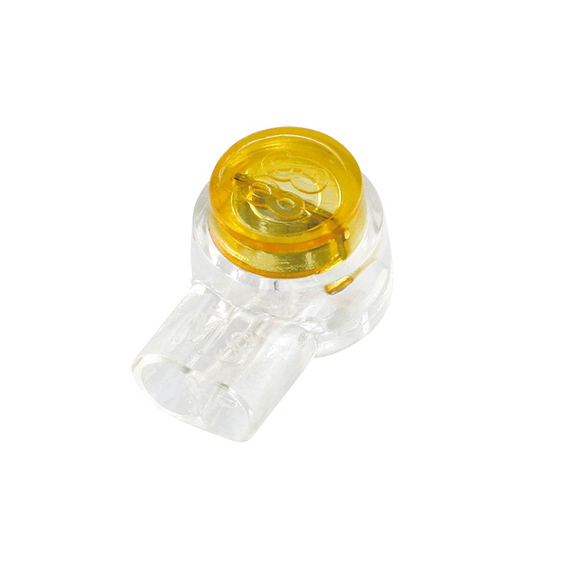 1000 pcs - RS PRO Butt Splice Crimp Butt Splice Terminal, White, Yellow, Insulated 22 - 26 AWG