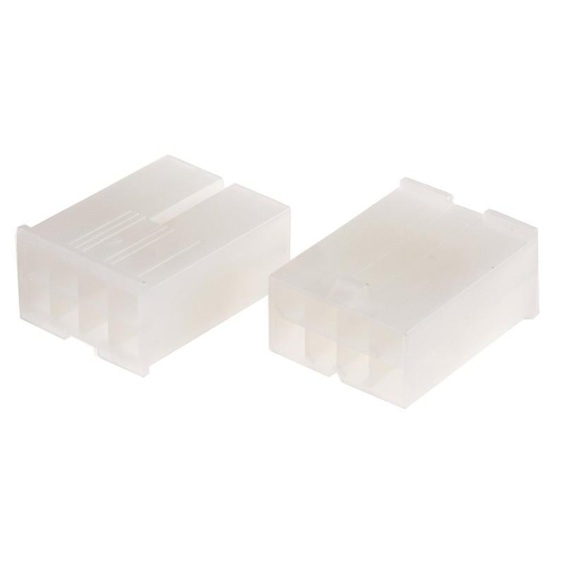 5 pcs - Molex, Mini-Fit Jr Male Connector Housing, 4.2mm Pitch, 8 Way, 2 Row