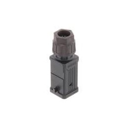 1 pcs : 1419255 - Heavy Duty Power Connectors HC-STA-D07-HHFS- 1TGM20-PL-BK