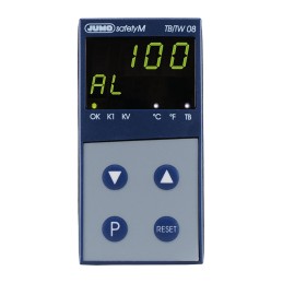 1 pcs - Jumo TB/TW 08 Temperature Limiter, 96 x 48mm 1 Input, 2 Output 2 Relay, 20 - 30 V ac/dc Supply Voltage